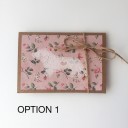 Dachshund hand printed gift card